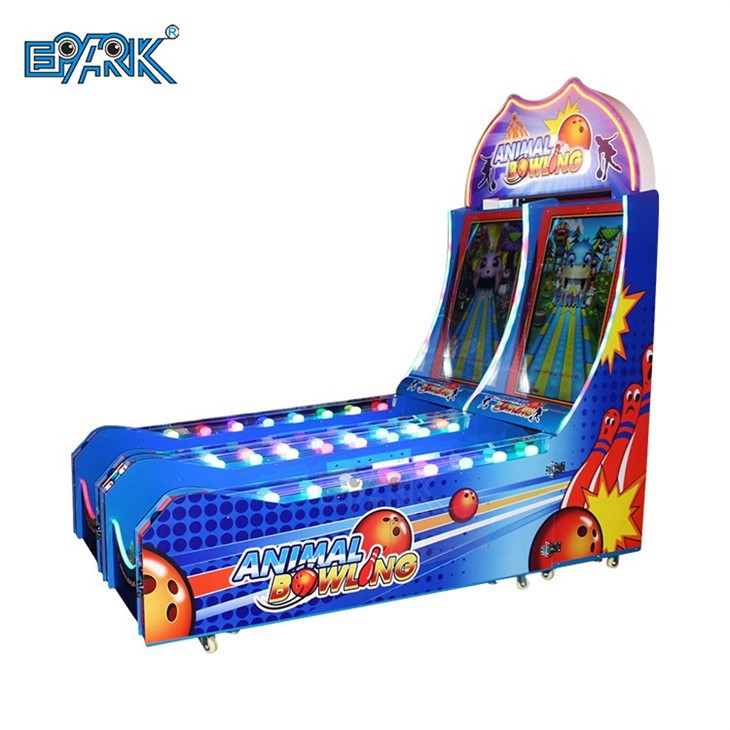 Double Player Animal Bowling Game Machine