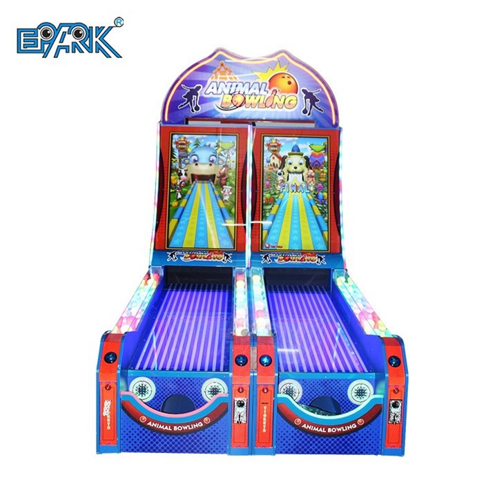 Double Player Animal Bowling Game Machine