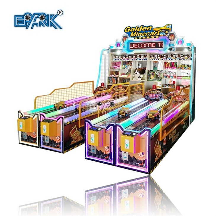 Gloden Minecart 4 Player Carnival Game