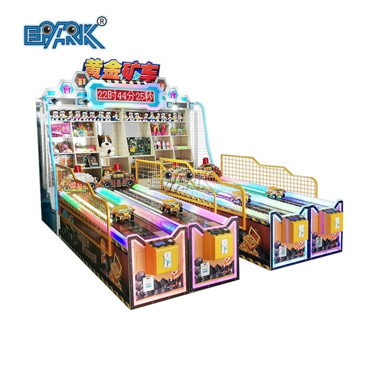 Gloden Minecart 4 Player Carnival Game