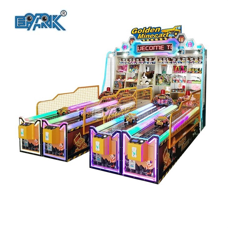 Gloden Minecart 4 Player Carnival Game