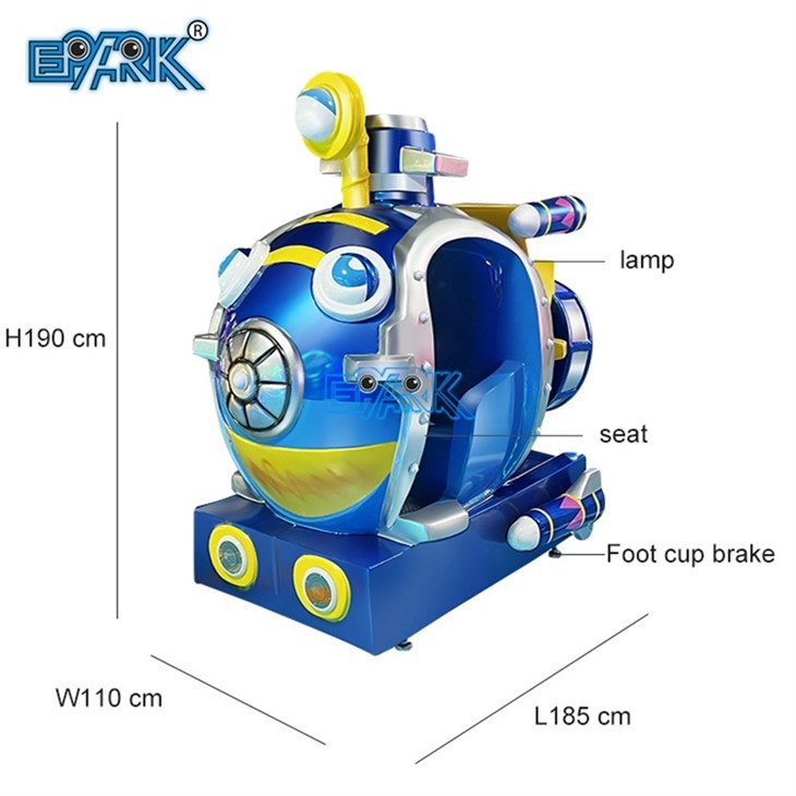 Kiddie Sub Kids Coin Operated Swing Car