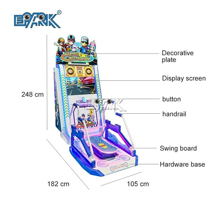 Master Skateboard Game Machine