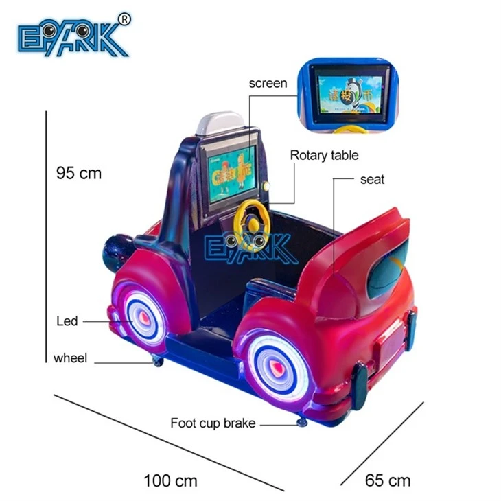 Super Taxi Fiberglass Electric Kiddie Ride Car