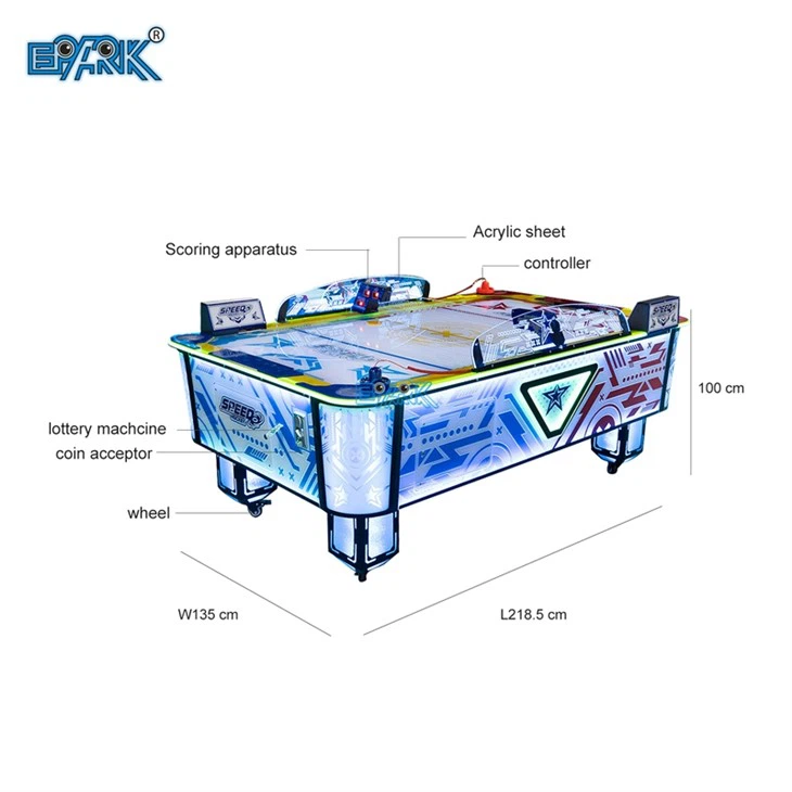 Coin Operated Dazzling Air Hockey Table