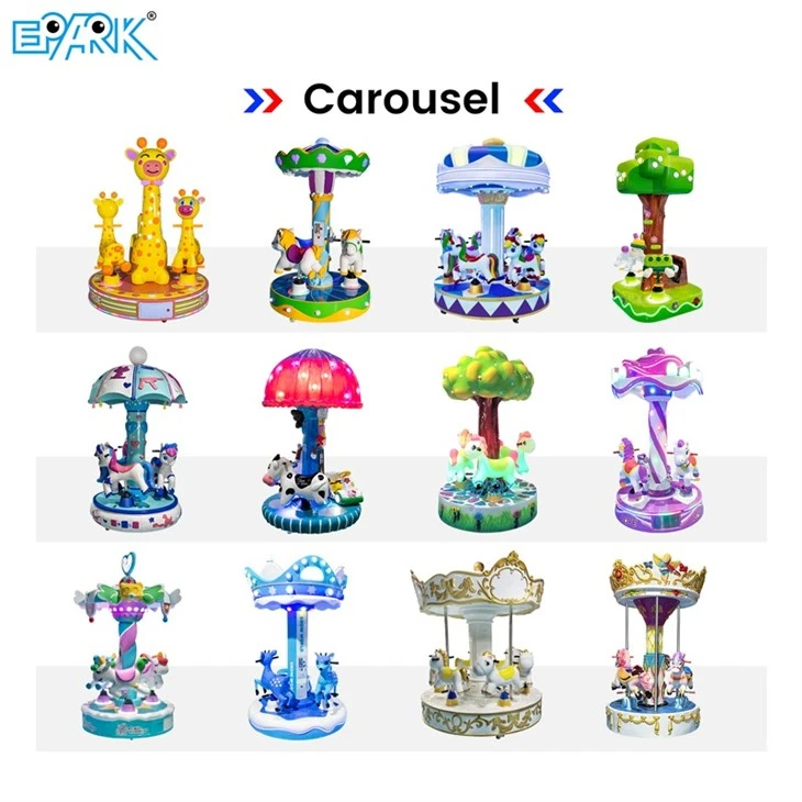 Giraffe Turns Horse Coin Operated Carousel Horse Kiddie Ride best