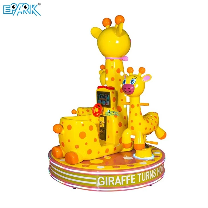 Giraffe Turns Horse Coin Operated Carousel Horse Kiddie Ride price