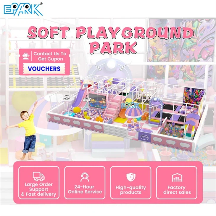 120m² Candy-Tone Indoor Playground & Soft Playground factory