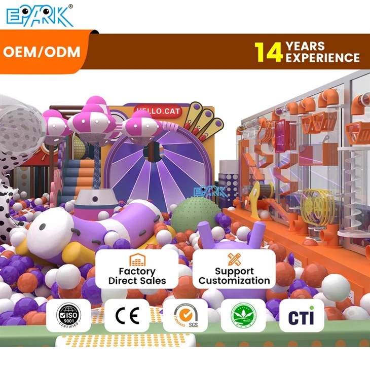 258㎡ Custom Indoor Playground Equipment for FEC factory