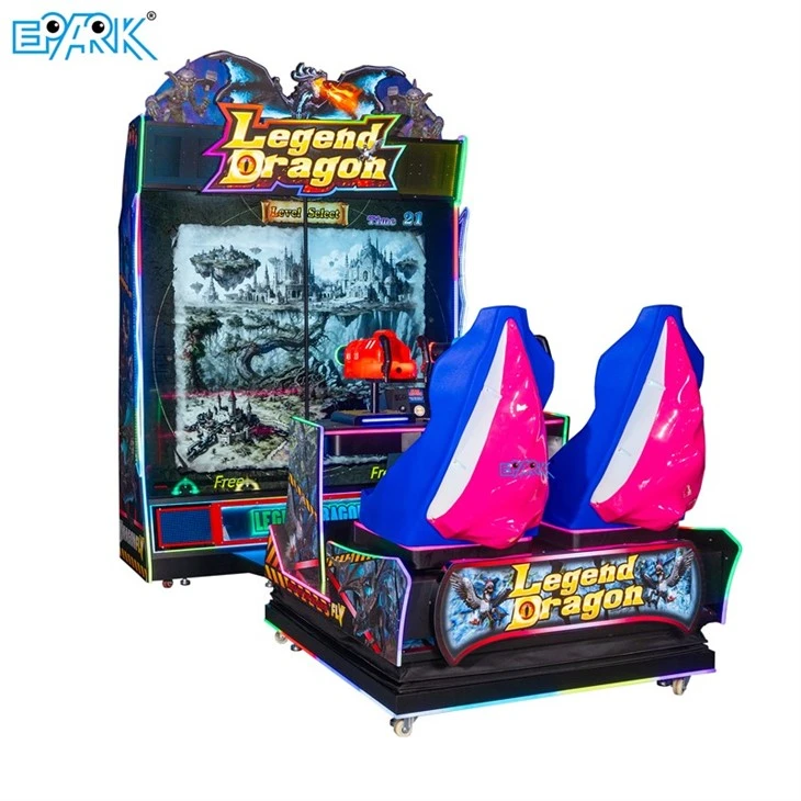 Legend Dragon 2 Players Shooting Arcade Machine Interactive Dragon Battle Game suppliers