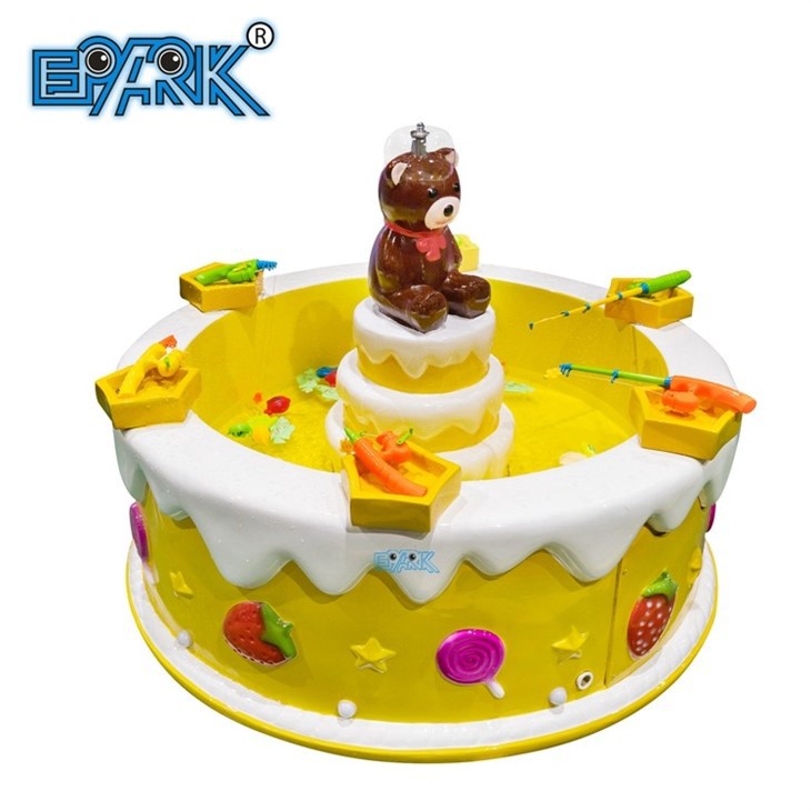 Amusement Park Fiberglass Bear Fish Pond