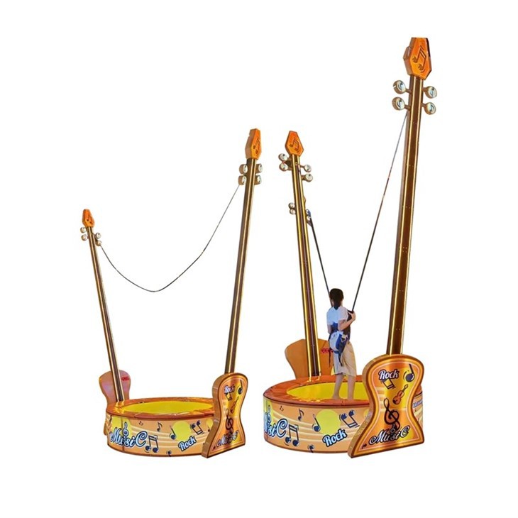 Bungee Trampoline Kids Playground Game Machine