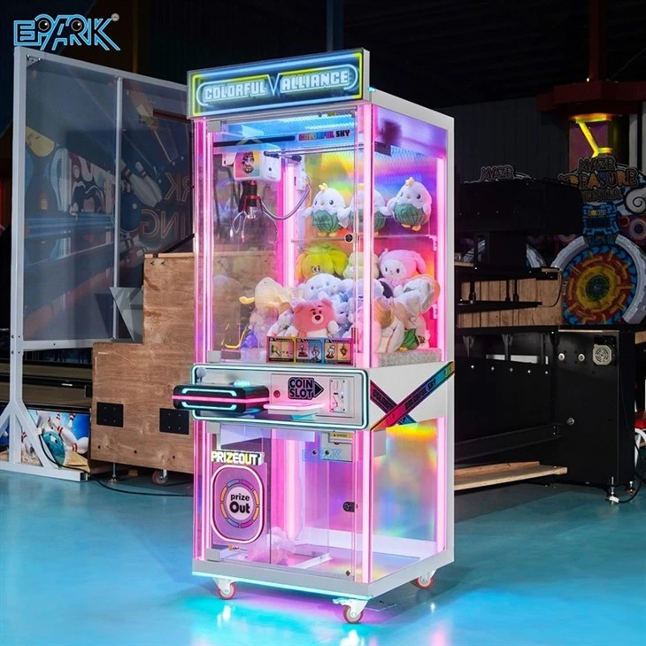 Colorful Alliance Claw Machine Coin Operated Arcade Game Machine suppliers