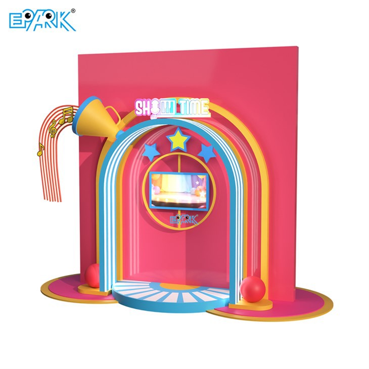Colorful Kids Interactive Stage Soft Play Slide Playground