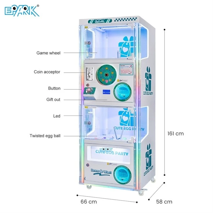 Cute Egg Party Gift Machine Coin Operated Capsule Toy Vending Machine price