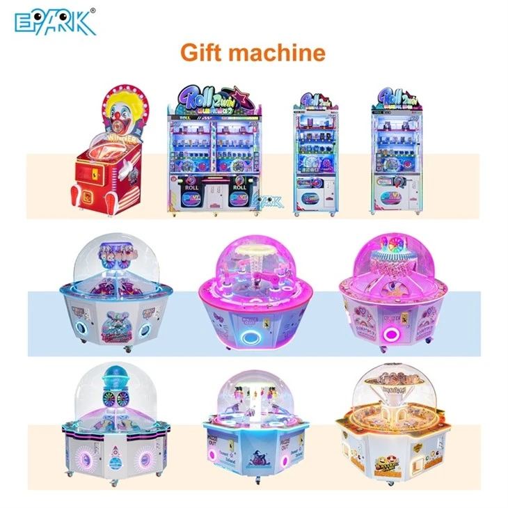 Happy Winner Clown Theme Coin Operated Lollipop Machine Candy Vending Machine factory