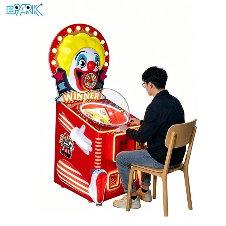 Happy Winner Clown Theme Coin Operated Lollipop Machine Candy Vending Machine best