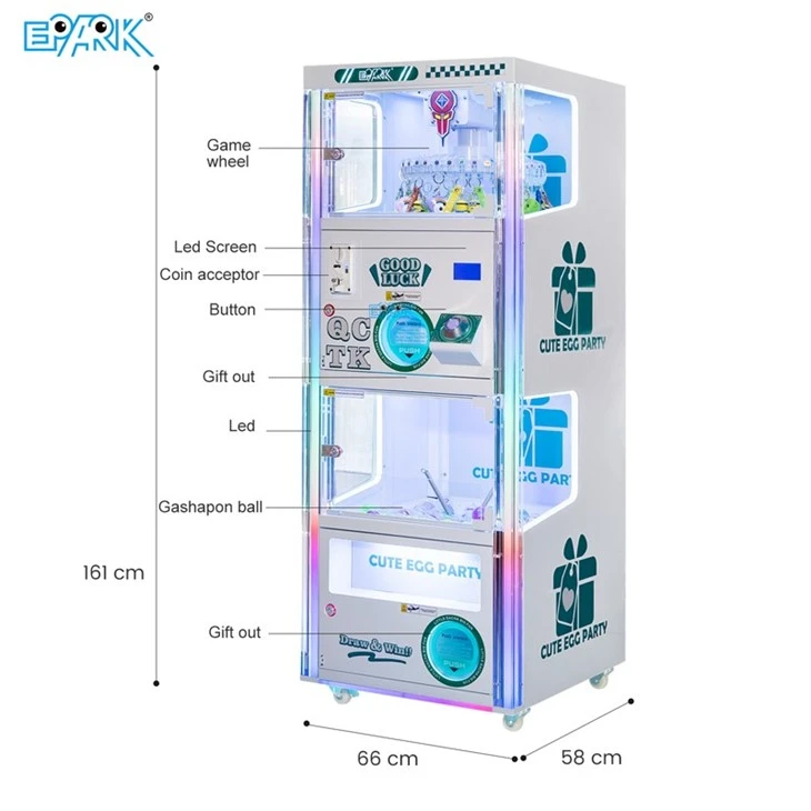 2-in-1 Clip Machine And Capsule Gift Machine Vending Machine suppliers