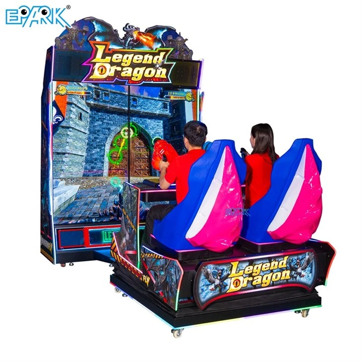 Legend Dragon 2 Players Shooting Arcade Machine Interactive Dragon Battle Game high quality