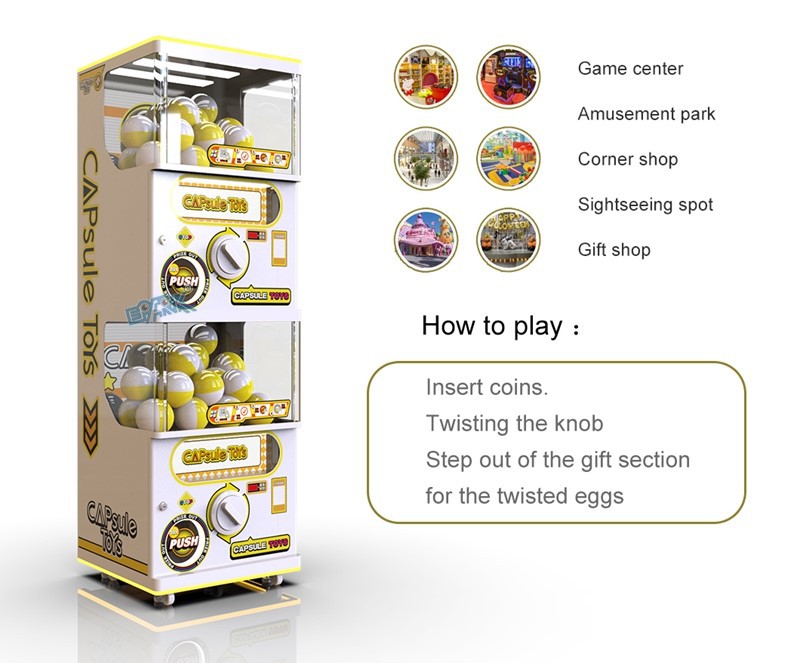 Double Layers Capsule Toy 4 Double Layers Capsule Toy 4