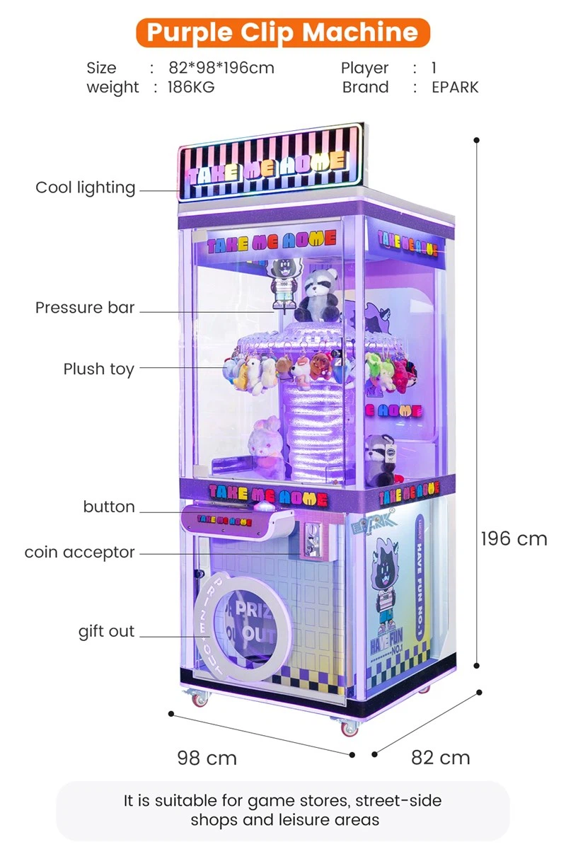 Purple Clip Machine 1 Purple Clip Machine 1
