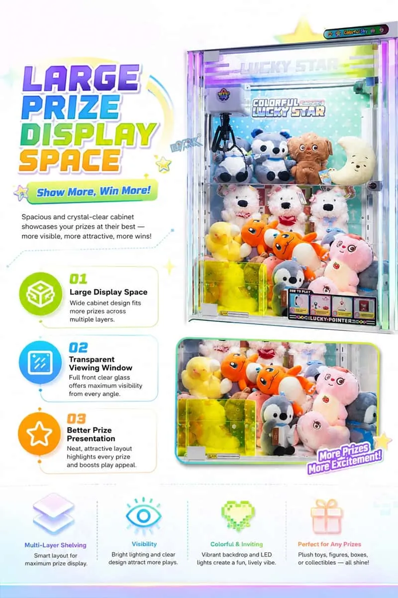 Transparent Claw Machine 5-tuya