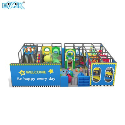 Colorful 80m² Trampoline Park For Kids Indoor Play