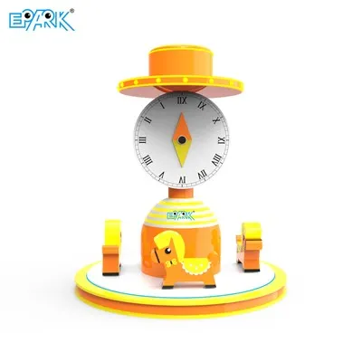 Kids Clock Carousel Ride For Soft Play Playground