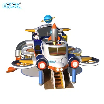 Kids Soft Play Slide Space Ship Indoor Playground Equipment