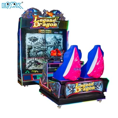 Legend Dragon 2 Players Shooting Arcade Machine Interactive Dragon Battle Game