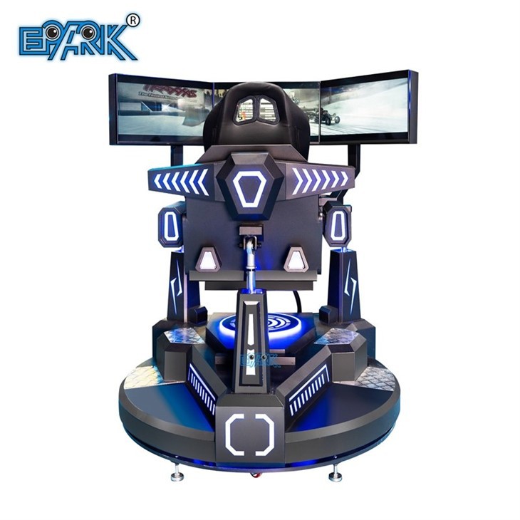 Three Screen Racing Car Simulator VR Game Machine factory