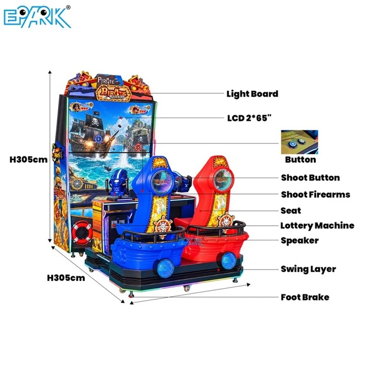 Two Player Interactive Arcade Machine For FEC Projects suppliers